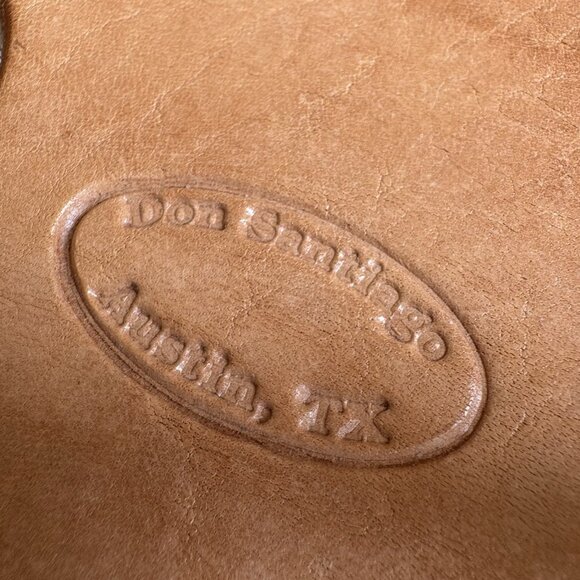 Dual Bottle Leather Wine Caddy Don Santiago Austin, TX - Picture 6 of 16